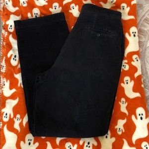 Liz cord pants black size 8